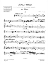 Quatuor 1921. Matériel - VILLA-LOBOS - Partition - Chœur
